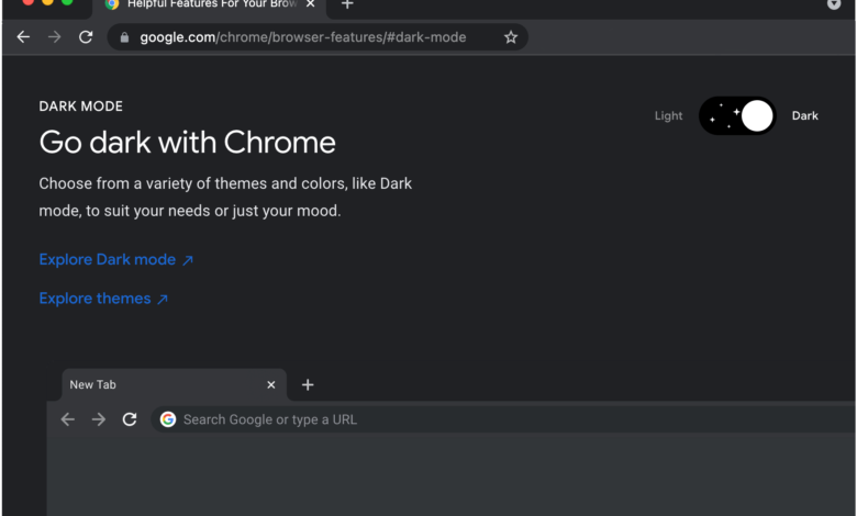 Chrome Dark Mode