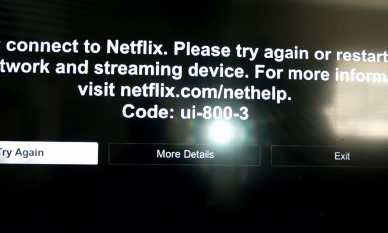 How To Fix Netflix Error Code UI-800-3