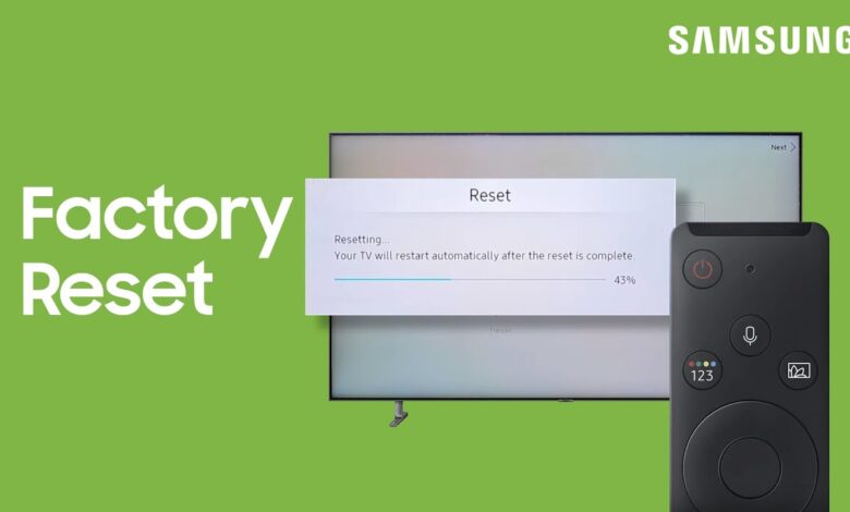 Reset Samsung TV