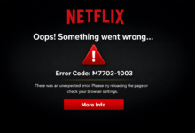 Netflix Error M7703-1003
