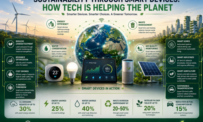 Sustainability through smart devices