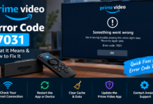 Amazon Prime Video error code 7031 Cause and Easy Fixes