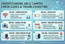 Arlo Camera Error Codes