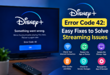 Disney Plus Error Code 42