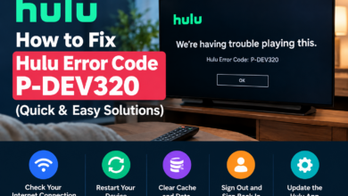 How to fix Hulu Error Code P-DEV320 (Quick & Easy Solutions)