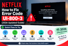 How to fix Netflix Error code UI-800-3 (2026 updated guide)