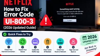 How to fix Netflix Error code UI-800-3 (2026 updated guide)